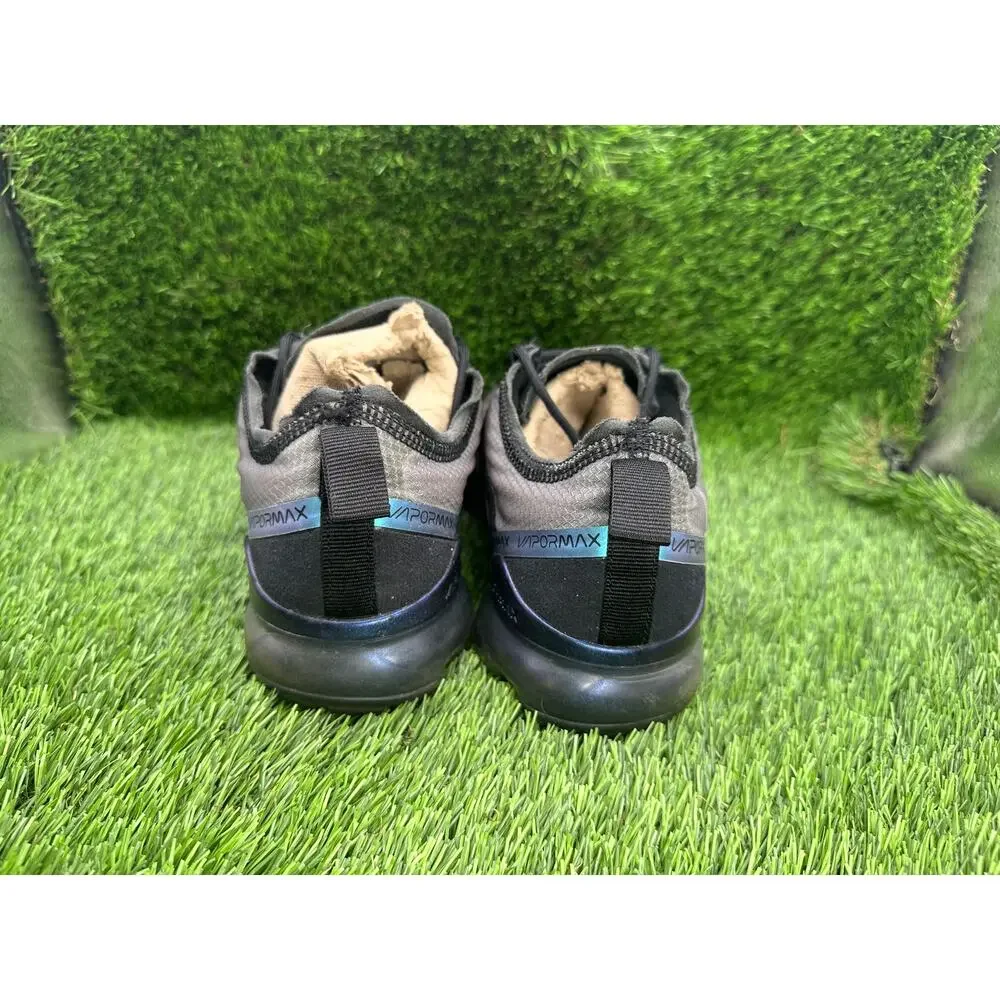 Nike Air VaporMax 2019 AJ2616-003 Athletic Sneaker Boys 6 Black Woven Running